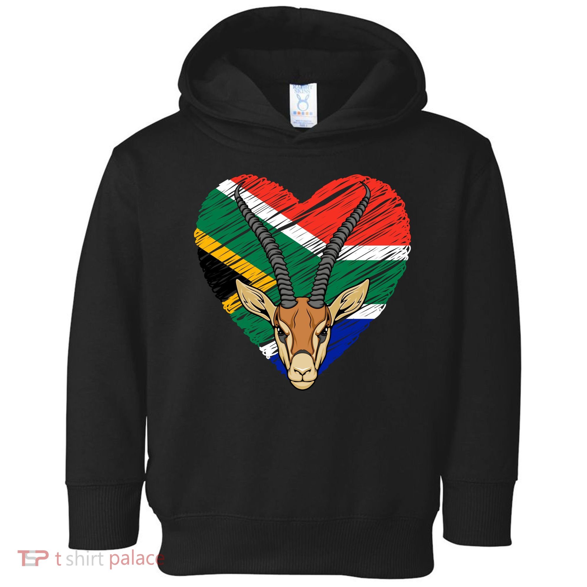 South African Springbok Flag Toddler Hoodie