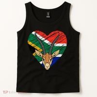 South African Springbok Flag Tank Top thumb 2