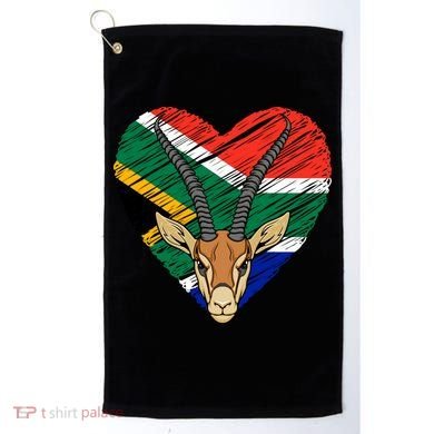 South African Springbok Flag Golf Towel