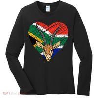 South African Springbok Flag Women's Long Sleeve Shirt thumb 0