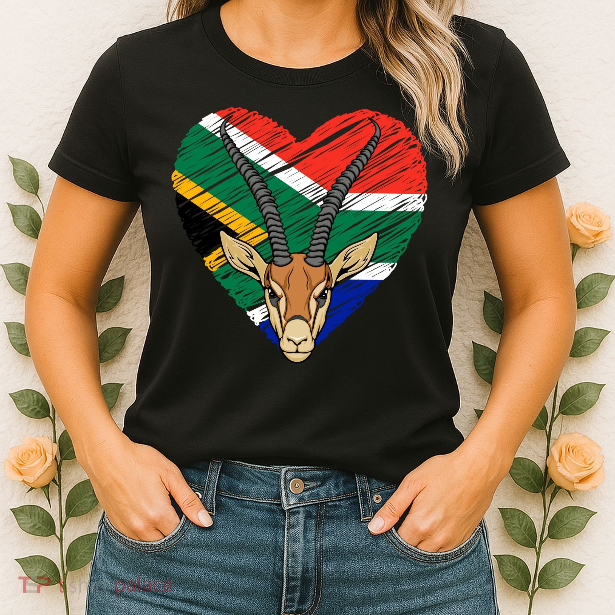 South African Springbok Flag Women's T-Shirt