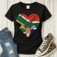 South African Springbok Flag Women's T-Shirt thumb 3