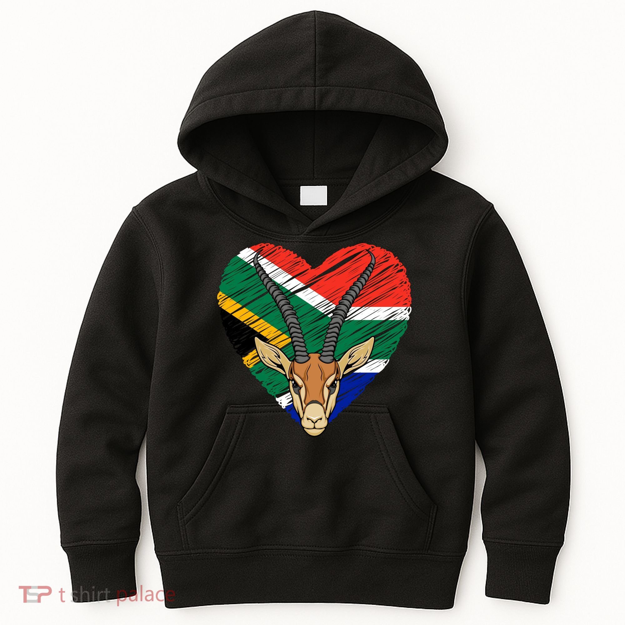 South African Springbok Flag Kids Hoodie
