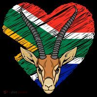 South African Springbok Flag Kids Hoodie thumb 5