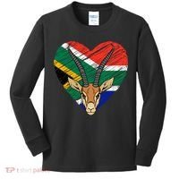 South African Springbok Flag Kids Long Sleeve Shirt thumb 0
