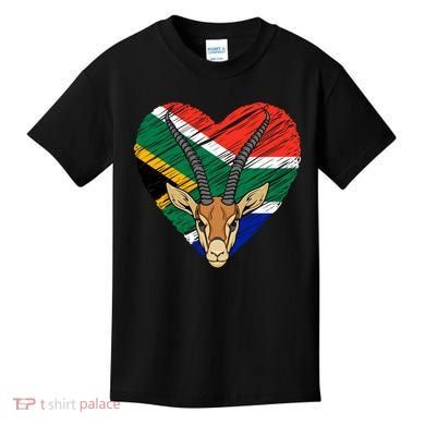 South African Springbok Flag Kids T-Shirt