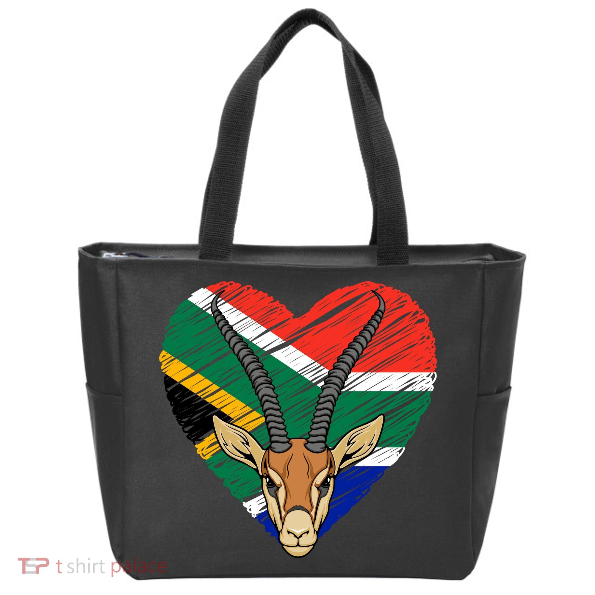 South African Springbok Flag Tote Bag