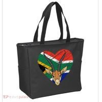 South African Springbok Flag Tote Bag thumb 2