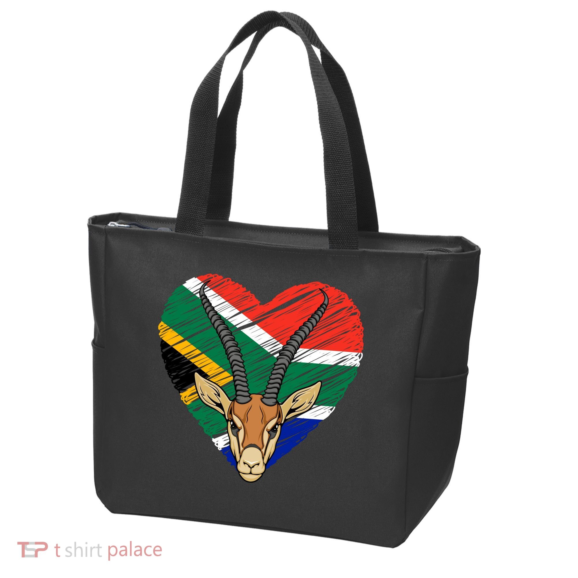 South African Springbok Flag Tote Bag