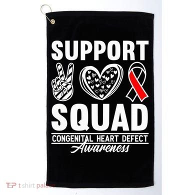 Support Awareness Squad I CHD Congenital Heart Defect Golf Towel