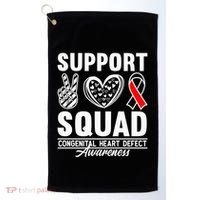Support Awareness Squad I CHD Congenital Heart Defect Golf Towel thumb 0