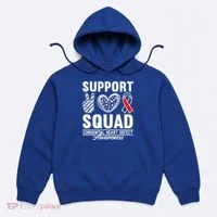 Support Awareness Squad I CHD Congenital Heart Defect Hoodie thumb 0