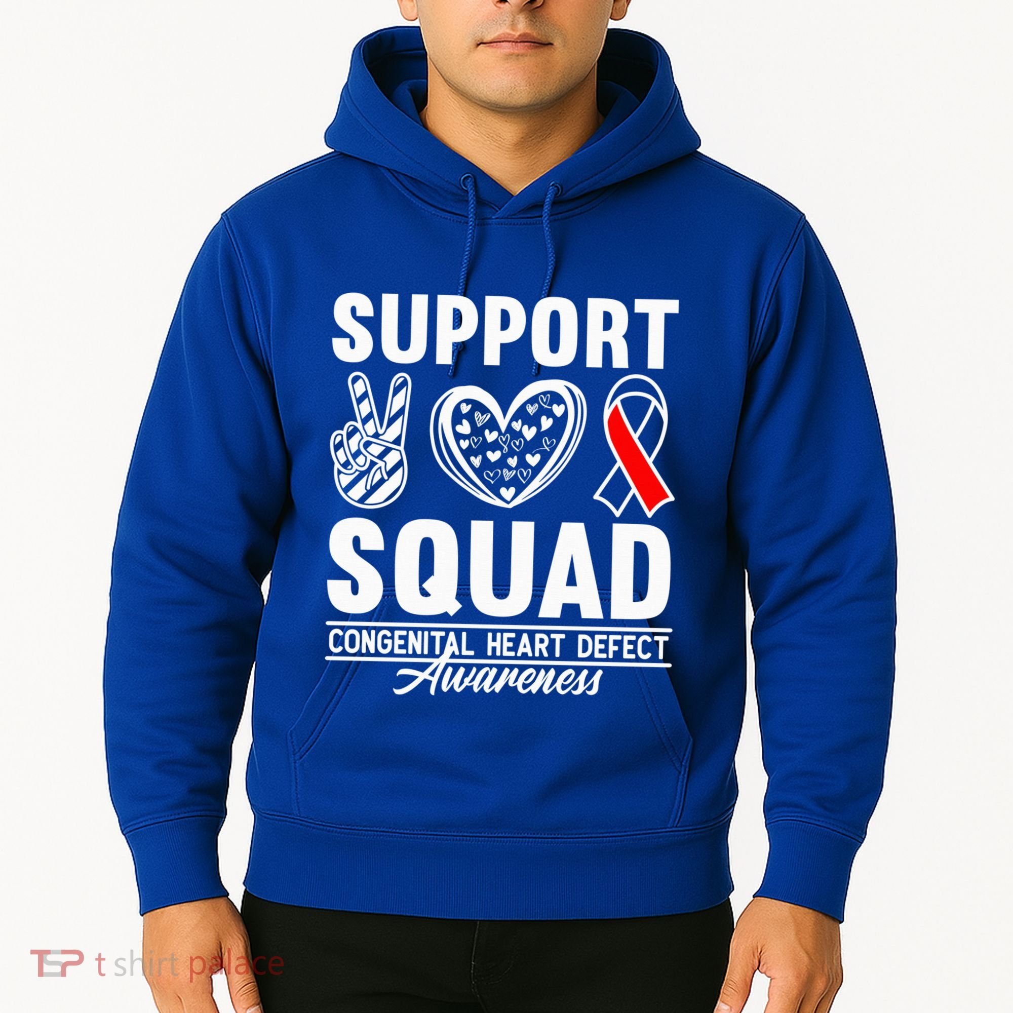 Support Awareness Squad I CHD Congenital Heart Defect Hoodie