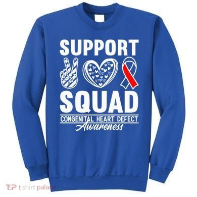 Support Awareness Squad I CHD Congenital Heart Defect Sweatshirt