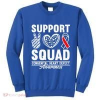 Support Awareness Squad I CHD Congenital Heart Defect Sweatshirt thumb 0