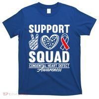 Support Awareness Squad I CHD Congenital Heart Defect T-Shirt thumb 0
