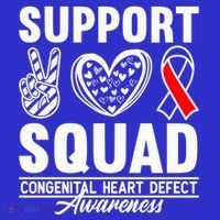 Support Awareness Squad I CHD Congenital Heart Defect Tank Top thumb 6