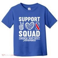 Support Awareness Squad I CHD Congenital Heart Defect Toddler T-Shirt thumb 0