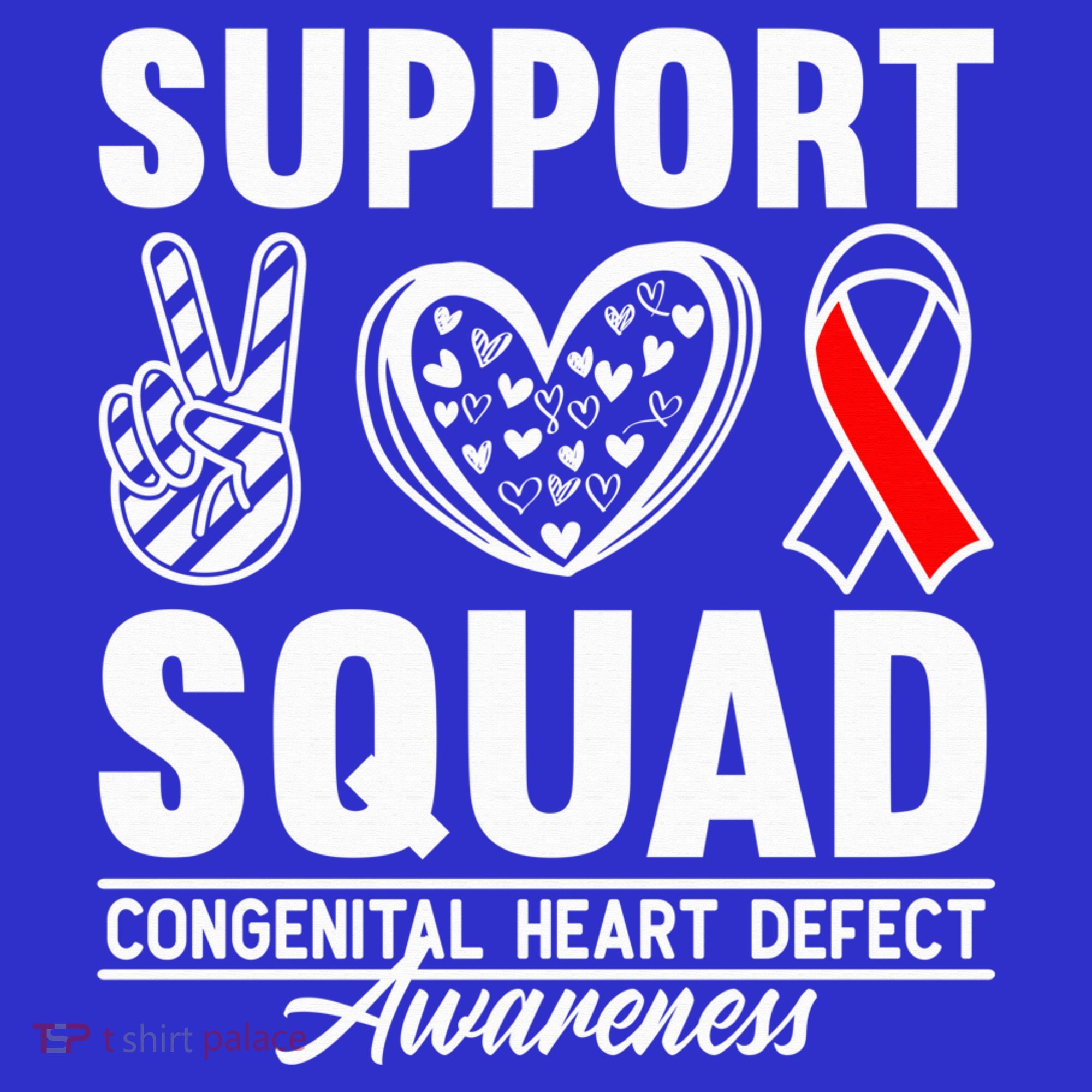 Support Awareness Squad I CHD Congenital Heart Defect Visor