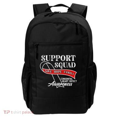 Support Awareness Squad I CHD Congenital Heart Defect Backpack