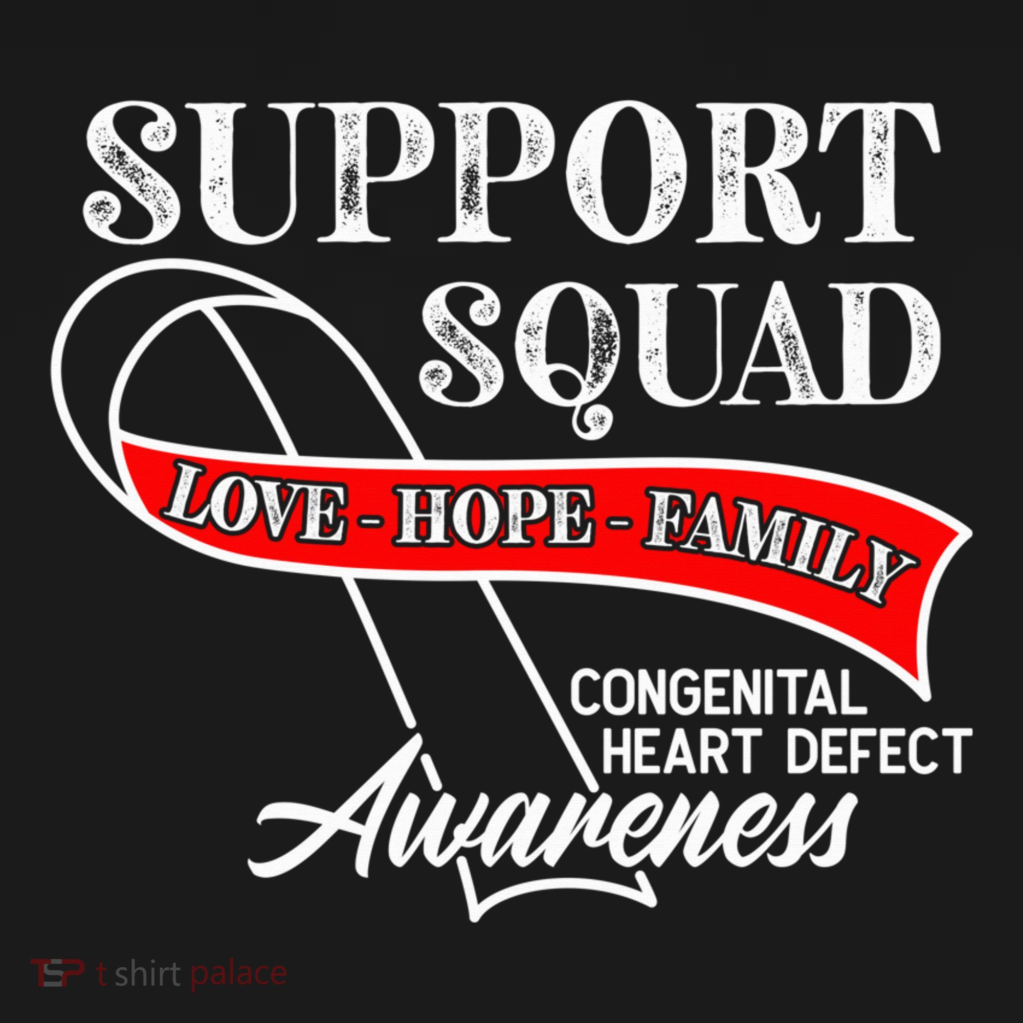 Support Awareness Squad I CHD Congenital Heart Defect Backpack