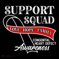 Support Awareness Squad I CHD Congenital Heart Defect Women's Hoodie thumb 2