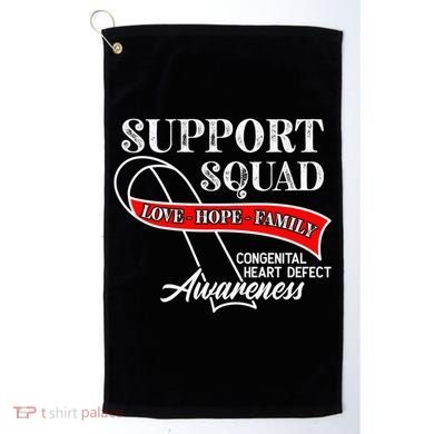 Support Awareness Squad I CHD Congenital Heart Defect Golf Towel