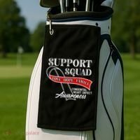 Support Awareness Squad I CHD Congenital Heart Defect Golf Towel thumb 2