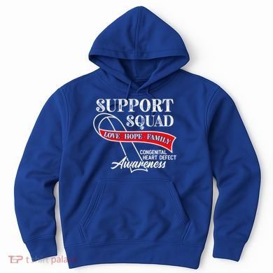 Support Awareness Squad I CHD Congenital Heart Defect Hoodie