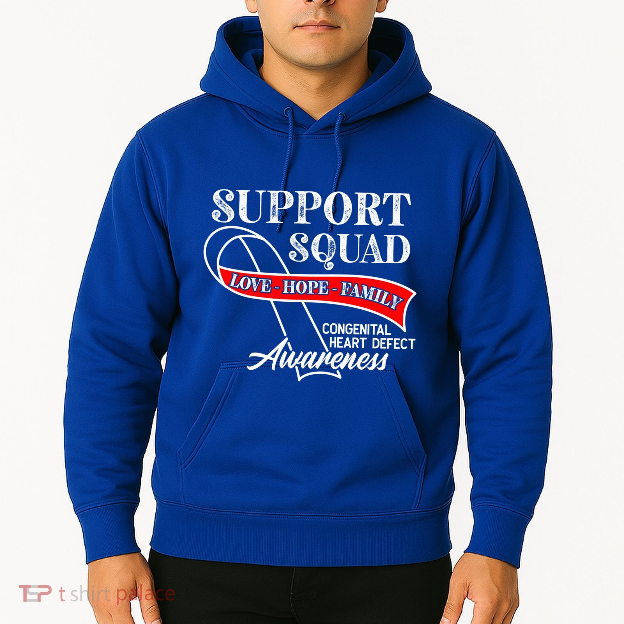 Support Awareness Squad I CHD Congenital Heart Defect Hoodie