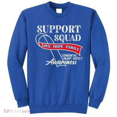 Support Awareness Squad I CHD Congenital Heart Defect Sweatshirt
