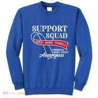 Support Awareness Squad I CHD Congenital Heart Defect Sweatshirt thumb 0