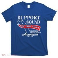 Support Awareness Squad I CHD Congenital Heart Defect T-Shirt thumb 0