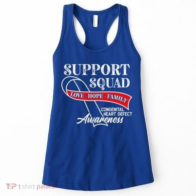 Support Awareness Squad I CHD Congenital Heart Defect Women's Tank Top