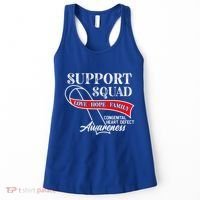 Support Awareness Squad I CHD Congenital Heart Defect Women's Tank Top thumb 0