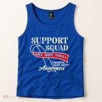 Support Awareness Squad I CHD Congenital Heart Defect Tank Top thumb 2