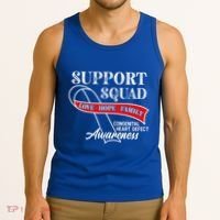 Support Awareness Squad I CHD Congenital Heart Defect Tank Top thumb 3