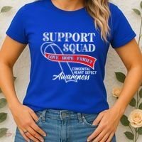 Support Awareness Squad I CHD Congenital Heart Defect Women's T-Shirt thumb 2