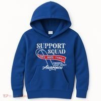 Support Awareness Squad I CHD Congenital Heart Defect Kids Hoodie thumb 0