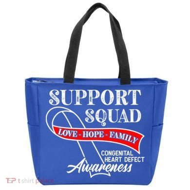 Support Awareness Squad I CHD Congenital Heart Defect Tote Bag