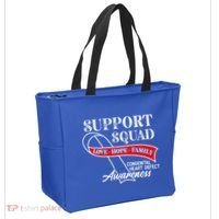 Support Awareness Squad I CHD Congenital Heart Defect Tote Bag thumb 2