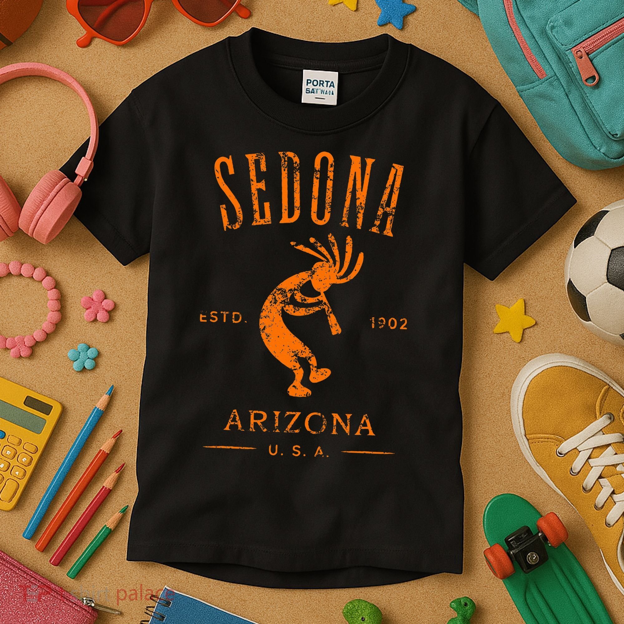 Sedona Arizona Southwestern Style Souvenir Kids T-Shirt