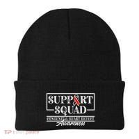 Support Awareness Squad I CHD Congenital Heart Defect Beanie thumb 0