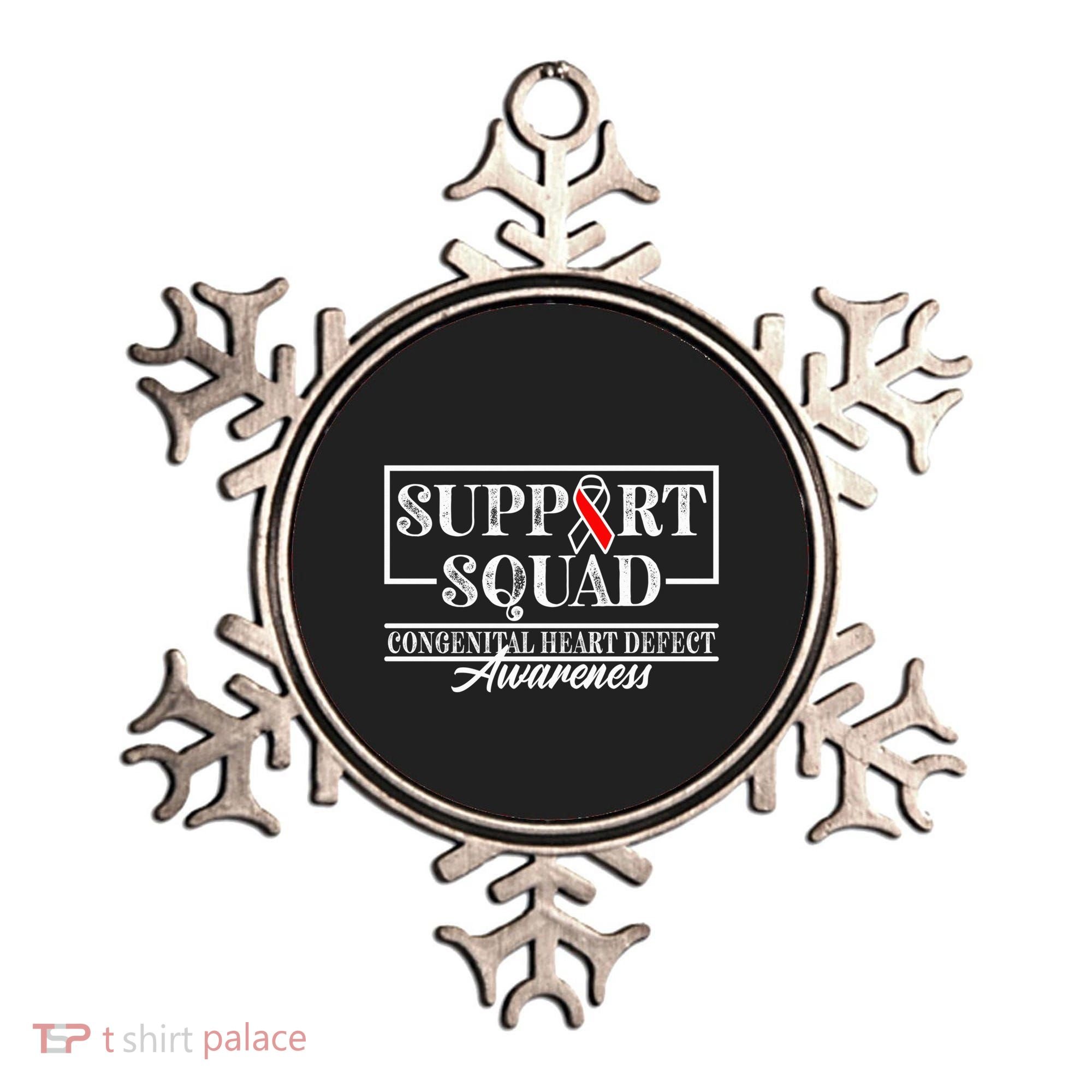 Support Awareness Squad I CHD Congenital Heart Defect Ornament