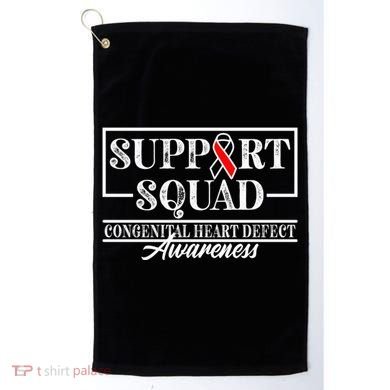 Support Awareness Squad I CHD Congenital Heart Defect Golf Towel