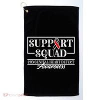 Support Awareness Squad I CHD Congenital Heart Defect Golf Towel thumb 0
