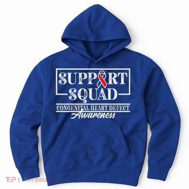 Support Awareness Squad I CHD Congenital Heart Defect Hoodie