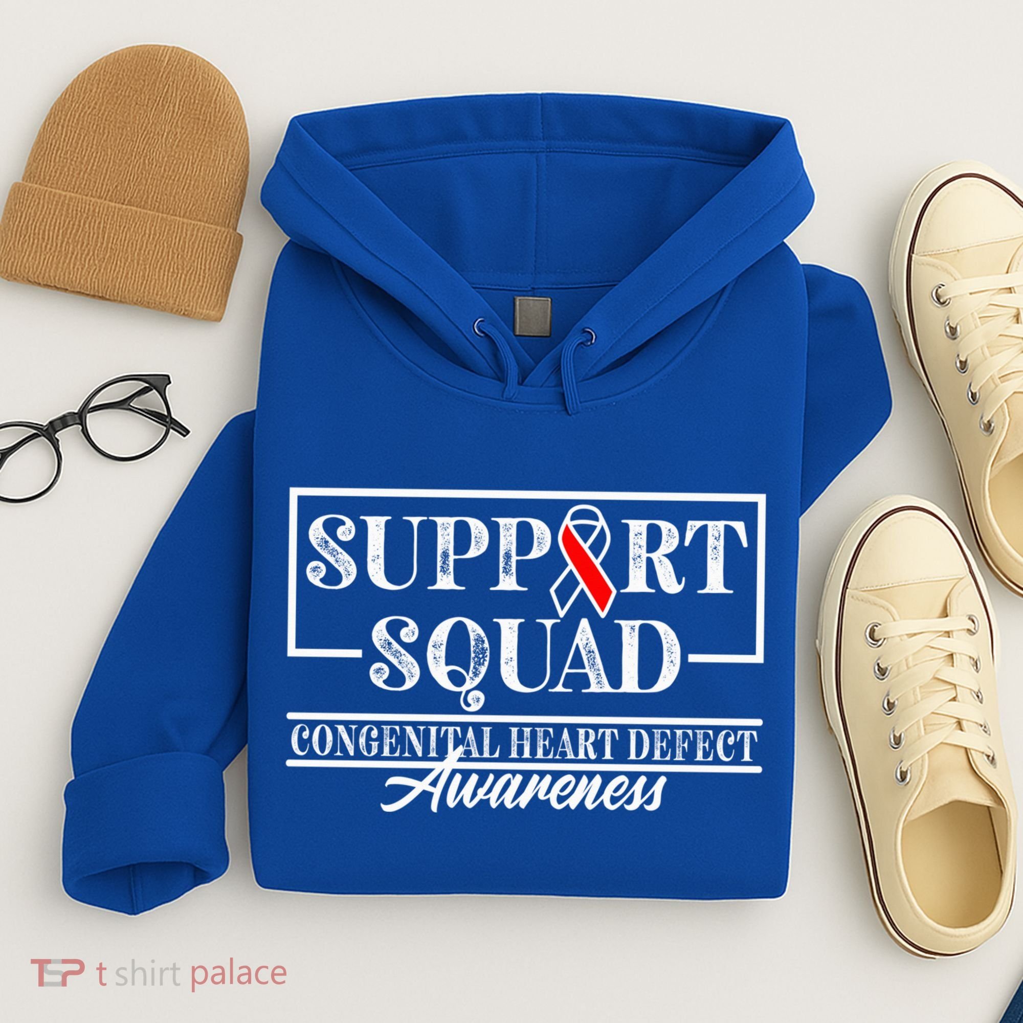Support Awareness Squad I CHD Congenital Heart Defect Hoodie