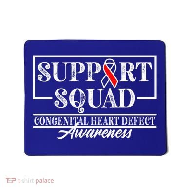 Support Awareness Squad I CHD Congenital Heart Defect Mousepad
