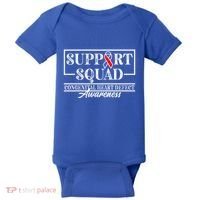 Support Awareness Squad I CHD Congenital Heart Defect Baby Bodysuit thumb 0